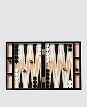 Printworks Настільна гра Нарди лаковані з геометричним принтом PW00772