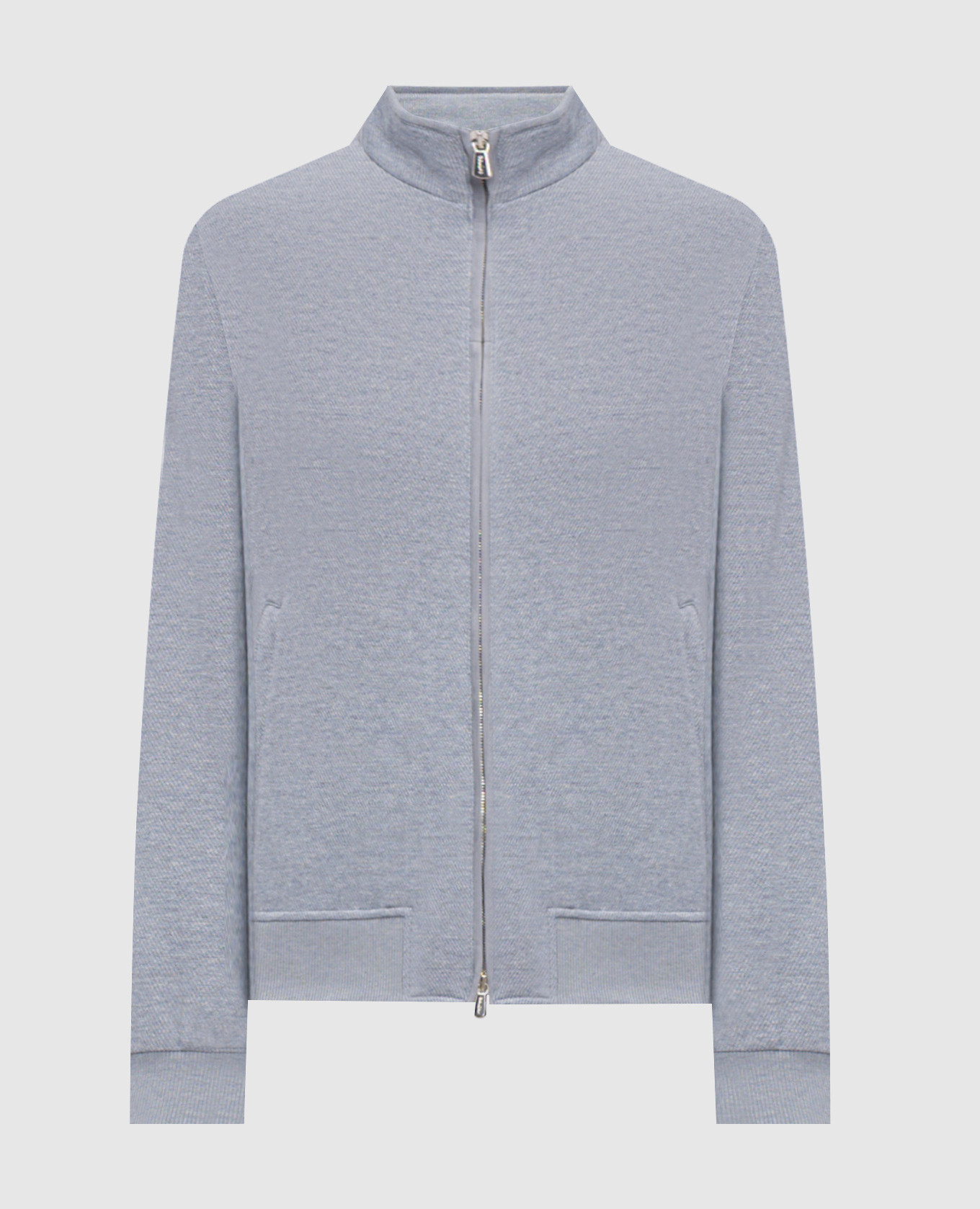 Голубая куртка с шерстью