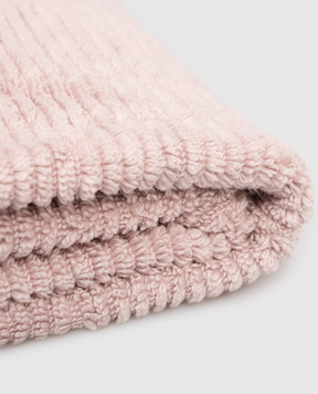 L'Appartement Рожевий махровий рушник Slim в смужку SLIMRIBHANDTOWEL