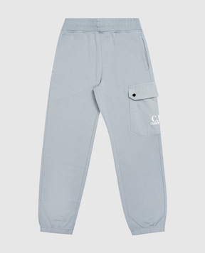 C.P. Company Детские голубые джогеры с принтом логотипа CUP01BLCC021014