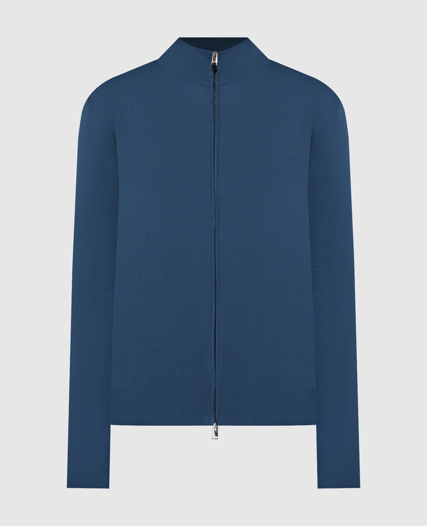 Синий кардиган