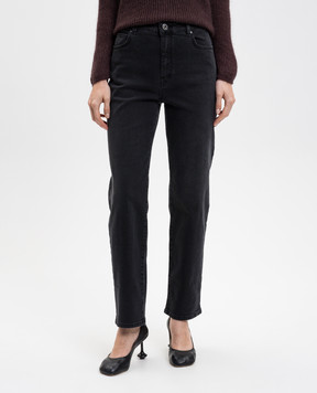 Max Mara Weekend Сірі джинси CINESE з патчем логотипа CINESE