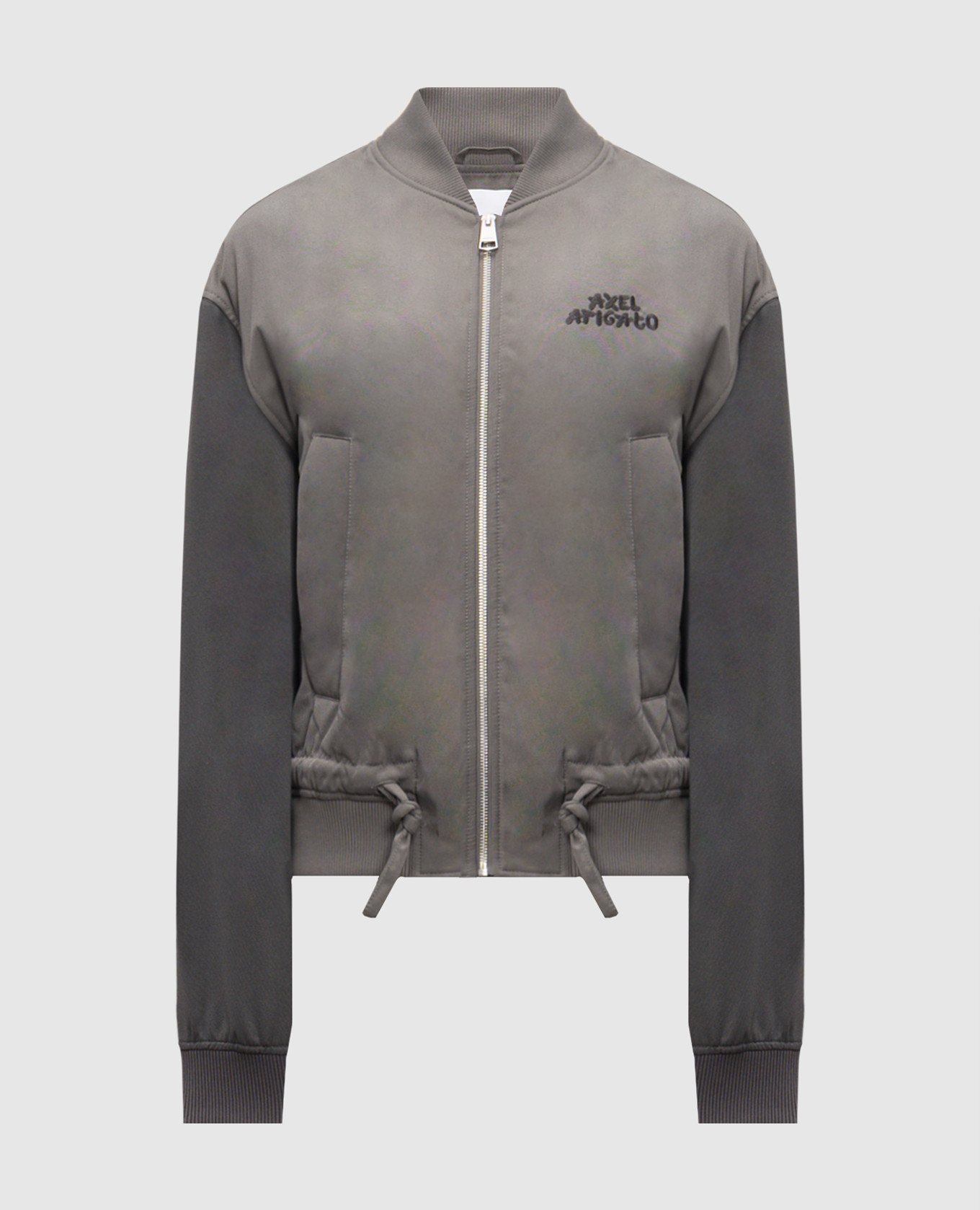 

Серый бомбер Archer с вышивкой логотипа, Бомберы