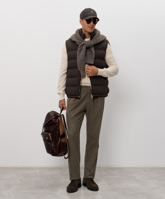Brunello Cucinelli Бежевое поло из кашемира M22203805 изображение 2