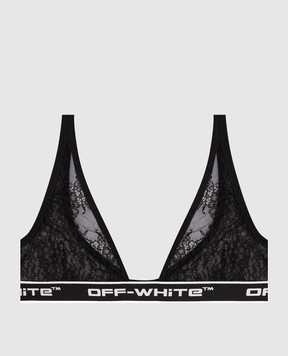 Off-White Черный браслет в кружево OWUB004F25JER001