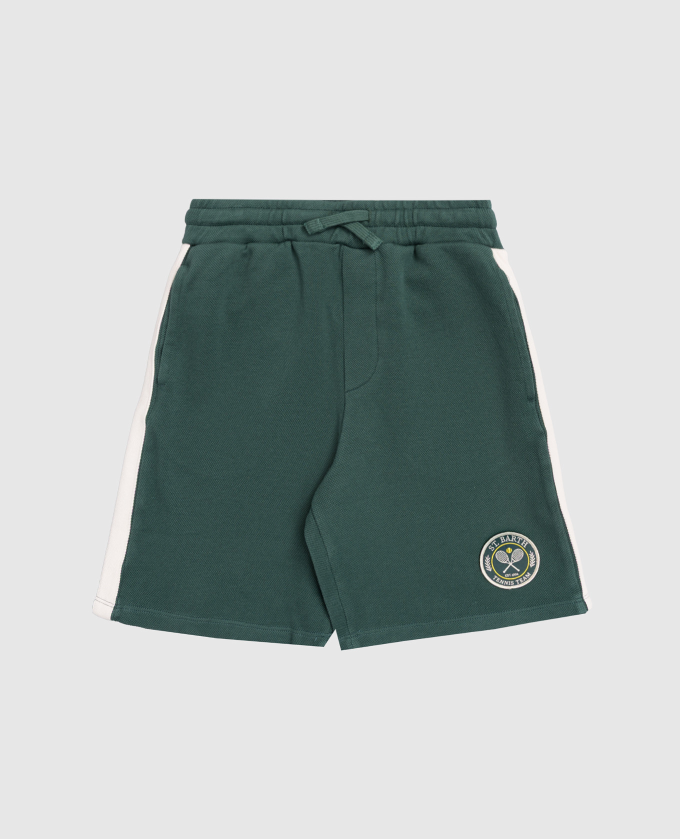 

Детские зеленые шорты Brayden с лампасами, Зеленый, Шорты