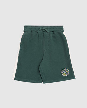 MC2 SAINT BARTH Дитячі зелені шорти Brayden з лампасами BYD000207500L