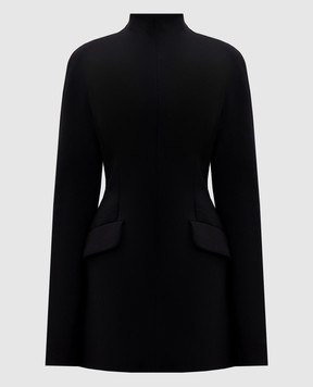 Max Mara Sportmax Чорна сукня-футляр міні TEFRITE з вовною TEFRITE