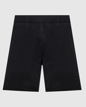 Moncler Черные шорты для плавания с нашивкой логотипа L10912C00003597IQ