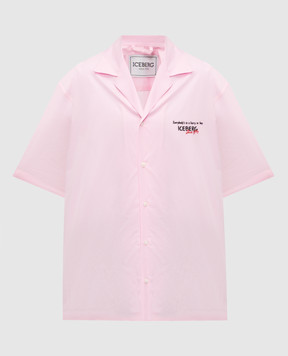 Iceberg Розовая рубашка с принтом Peanuts G0400187