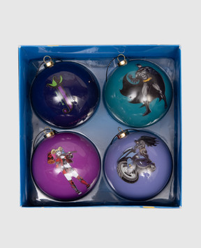 Warner Brothers Набор елочных шаров Batman 4 шт DC24410