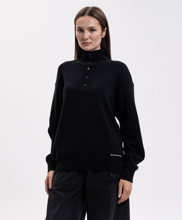 Alexander Wang Черный свитер с шерстью UKC4261001 изображение 3