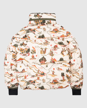 Moncler Grenoble ENFANT Дитячий бежевий пуховик Verdons L29571A0001159A1Q