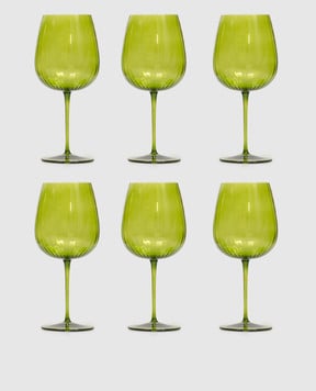 Vema Набір зелених келихів ROMANTIC 6 шт OPIUM75ROMANTIC