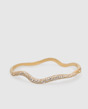 Missoma Золотистый браслет Molten Snow с позолотой MTGB2CZ