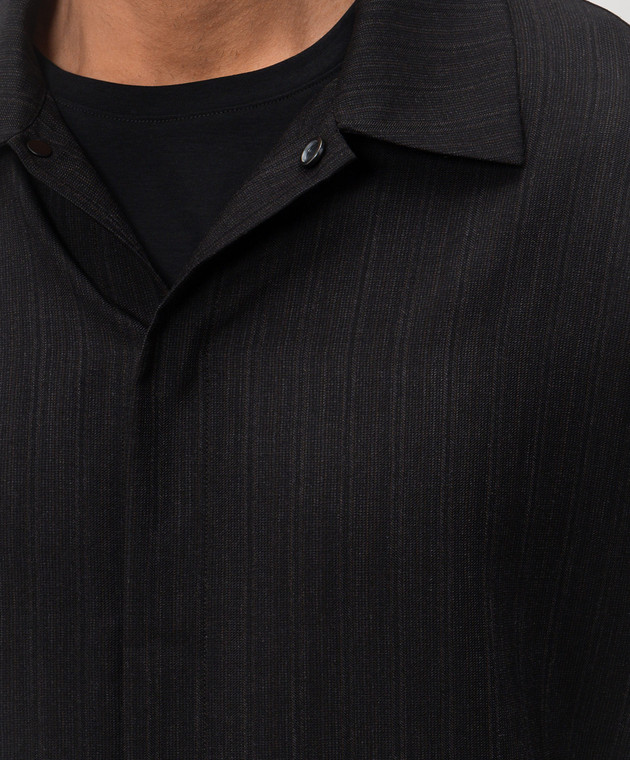 Fear of God Чорна сорочка з вовни FG9M60605RVWS зображення 5