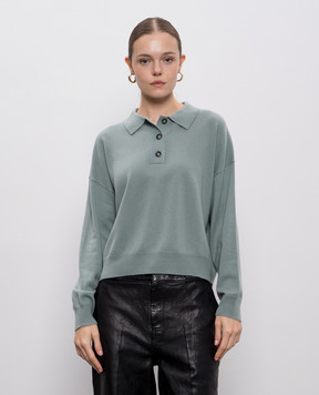 Allude Зеленое поло из шерсти и кашемира 25517653