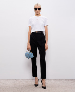 Dolce&Gabbana Біла футболка з вишивкою DG F8V42ZGDDL7