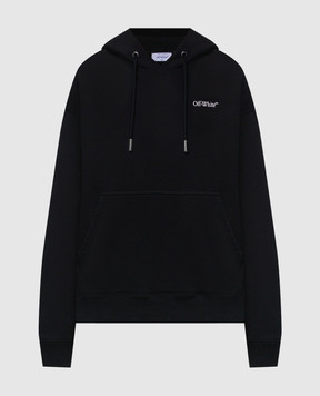 Off-White Черные худи с эмблемой Half Arrow 44MBB085S26F00A