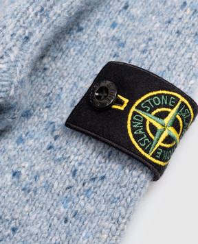 Stone Island Дитячий синій светр з вовною L2S165100005S0M1914