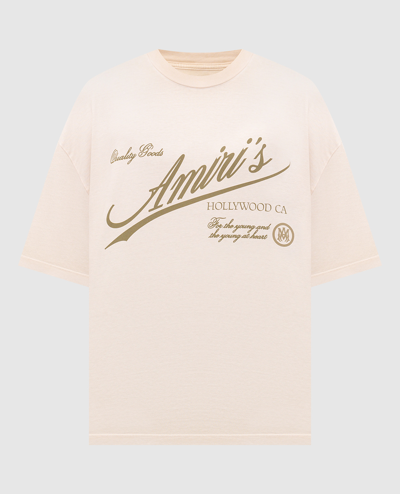 Бежевая футболка QUALITY GOODS
