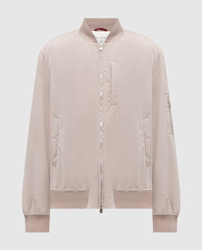 Brunello Cucinelli Бежевий бомбер MM4796564