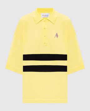 The Attico Жовте поло з вишивкою емблеми 260WCI00032KCC007AA