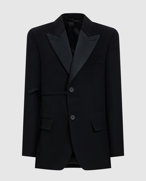Balenciaga Чорний жакет з вовни 857389TNT21