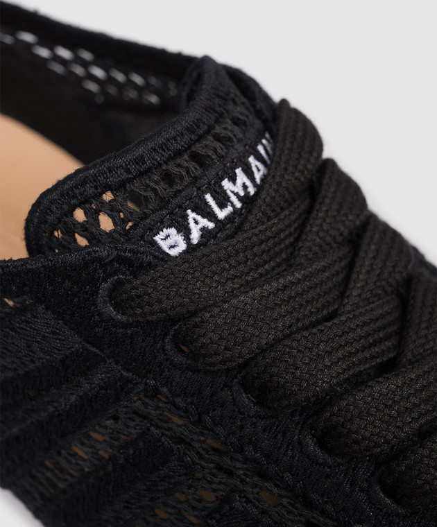 Balmain Черные кроссовки Racer 45 GN0VI770TCHR изображение 5