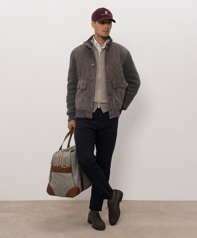 Brunello Cucinelli Кардиган бежевого цвета из кашемира M2200106 изображение 2