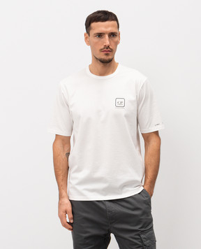 C.P. Company Metropolis Біла футболка LTS057A006370W