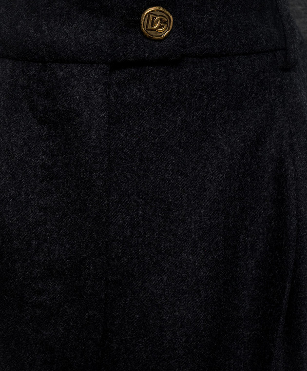 Dolce&Gabbana Серые брюки из шерсти FTDNATFU291 изображение 4