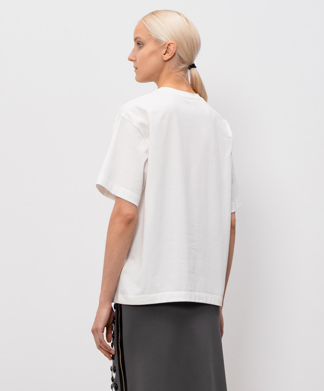 Fendi Біла футболка із брошками FS9776AOUH зображення 4