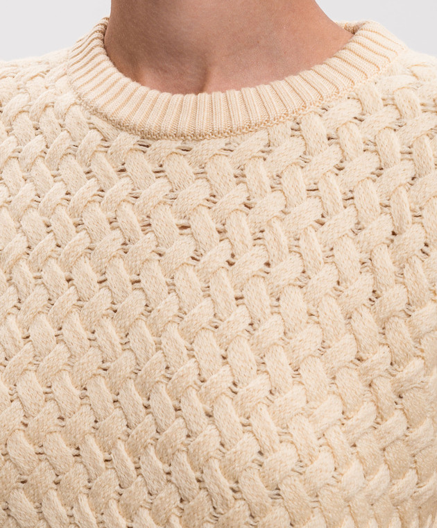 Bottega Veneta Желтый свитер A0021KV6UI0 изображение 5