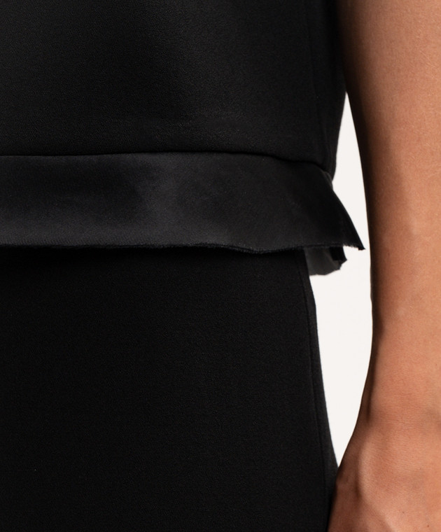 Jil Sander Черная блуза из шерсти J02NC0314J40356 изображение 5