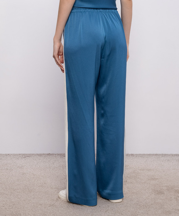 Simkhai Синие спортивные брюки с лампасами 2264055Q изображение 4