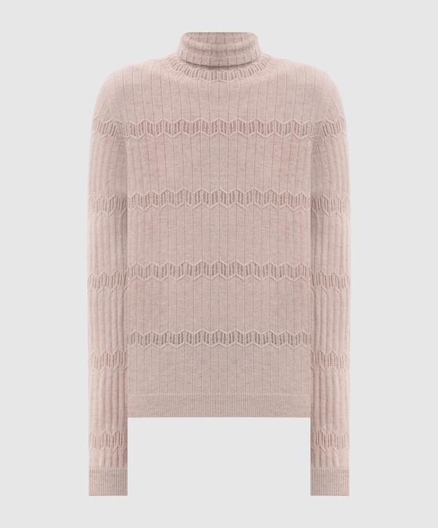 Twinset Бежевый свитер из шерсти 262AP3020