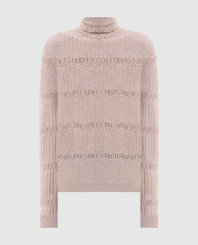 Twinset Бежевый свитер из шерсти 262AP3020
