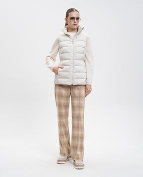 Woolrich Белый пуховый жилет Shirley CFWWVE2001FRUT5007