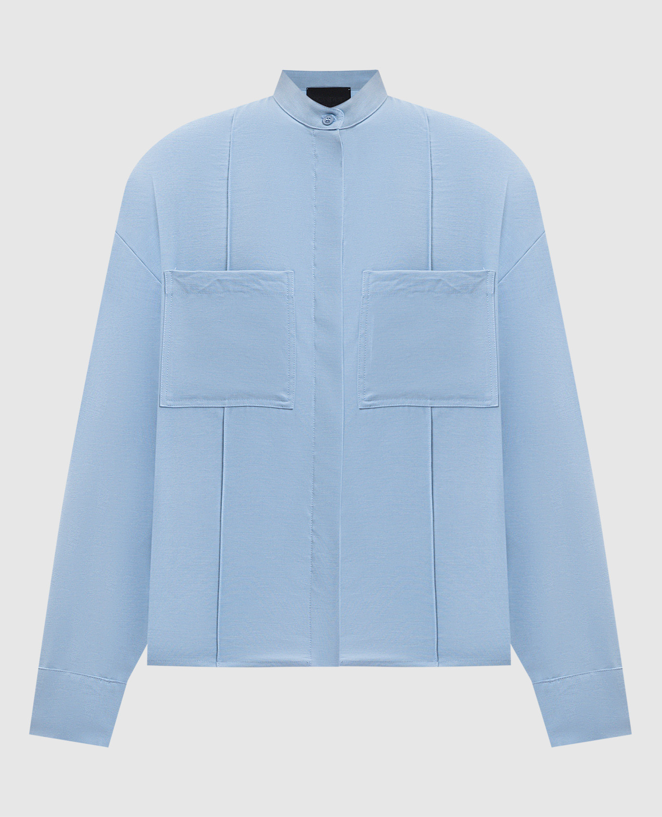 Голубая рубашка с монограммой