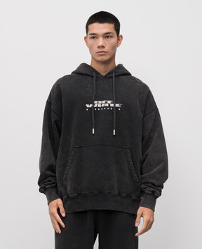 Off-White Сіре худі Xerox Star 44MBB085F5F005