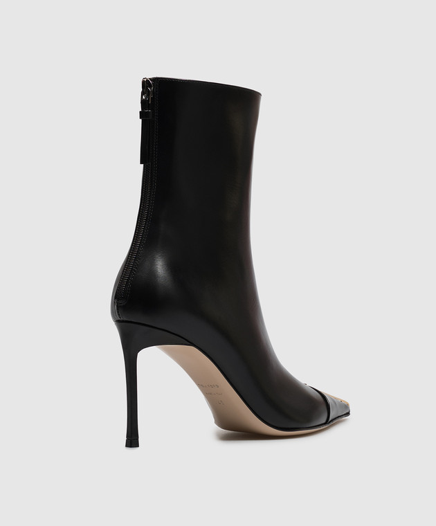 Tom Ford Чорні шкіряні ботильйони W3899LCL002P зображення 3