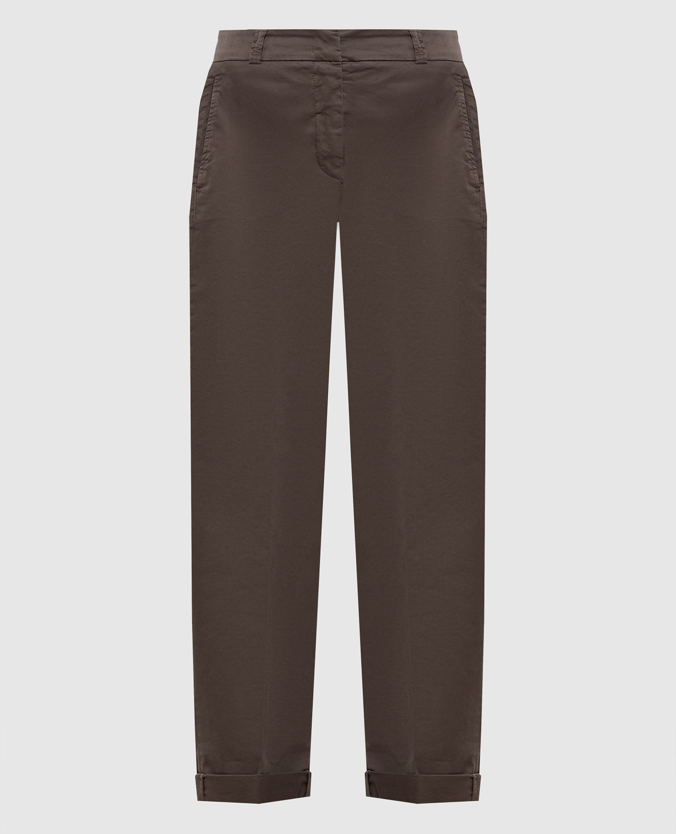 Брюки цвета хаки