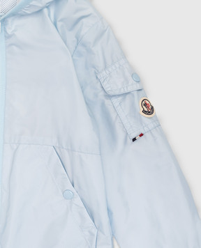 Moncler ENFANT Детская голубая ветровка Songu L19511A0001653A5E