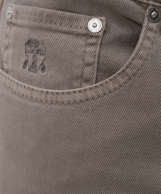 Brunello Cucinelli Джинси сірого кольору M277PD3210 зображення 5