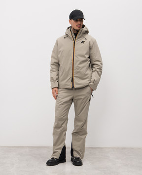 K-Way Горнолыжная куртка LESARCS цвета хаки K5123YW