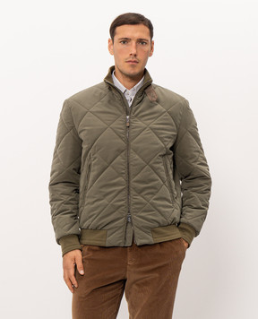 Canali Куртка цвета хаки SG03522O41122