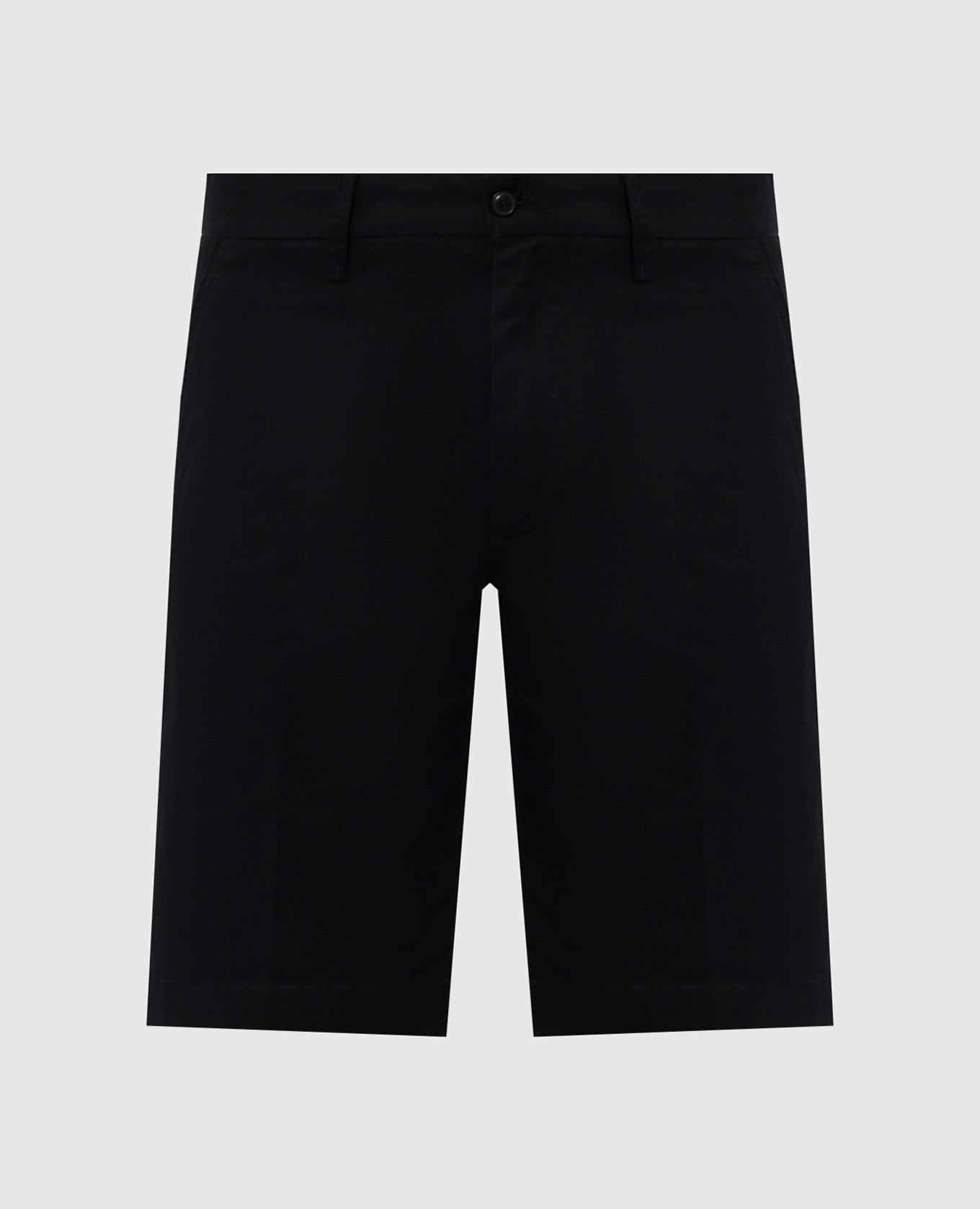 Черные шорты из хлопка