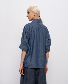 Jil Sander Синяя джинсовая рубашка J02DL0291J45323