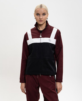 Casablanca Бордовая спортивная куртка с эмблемой WSP26JK45701